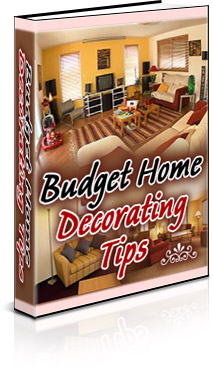 Budget Home Decorating Tips Book Cover